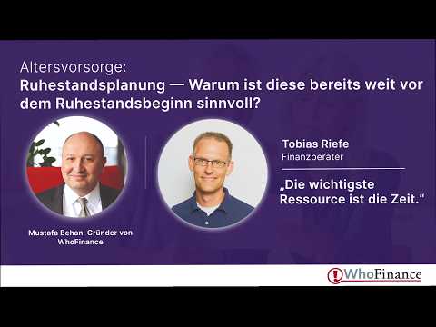 Ruhestandsplanung: Warum Zeit wichtiger ist als Rendite | Tobias Riefe