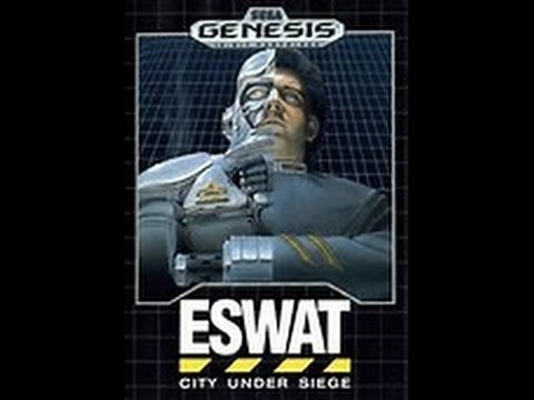 E-SWAT: City Under Siege gameplay  first level for Sega Genesis