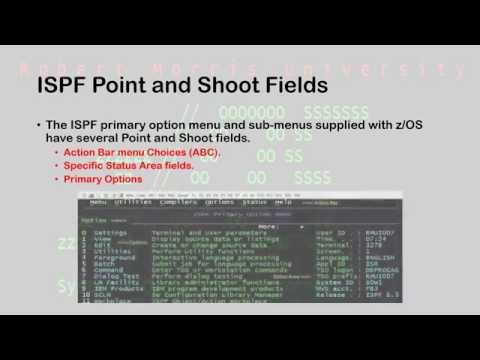 Navigating zOS ISPF:  The Mouse and the Mainframe