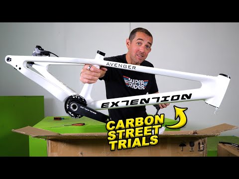 Unboxing a CARBON Street Trials Bike: Extention Avenger