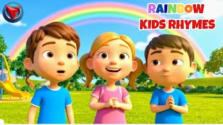 The Rainbow Song 🌈 | Kids Songs | Simple Songs In English Rhymes #kidspoem  #kidsrhymes