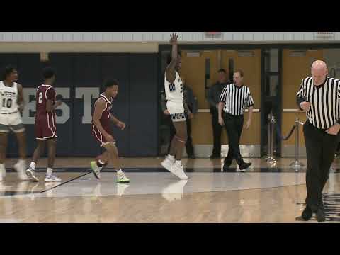 Stroudsburg at Pocono Mountain West boy's basketball (Fermin 3 dunks)