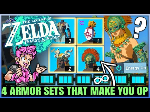 This Hidden Armor Set = INFINITE Battery Charge - 4 Best Armor Sets You NEED - Tears of the Kingdom!