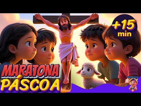 Maratona Páscoa ✝️ | Música Infantil Gospel na Escola🏫🎒