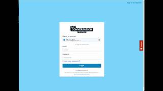 How to access your MyConversationTrainer section with a section code