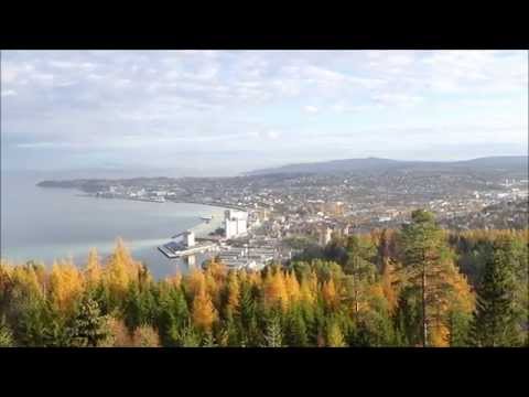 Høstlig utsikt fra Fagerlia over Trondheim