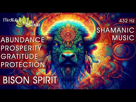 Shamanic Music Bison Spirit 432 Hz | Abundance Prosperity Gratitude Protection
