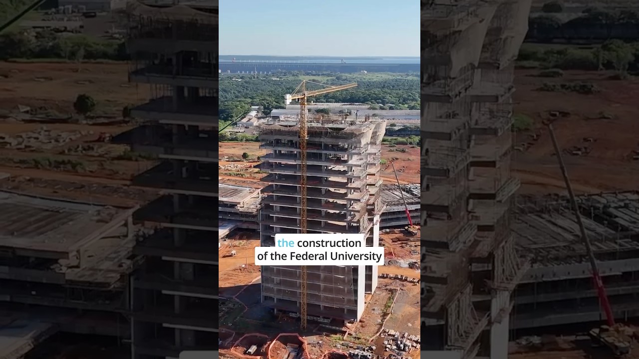 Construction of Brazil's Federal University of Latin American Integration campus