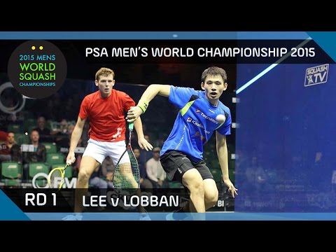 Squash: 2015 PSA Men's World Championship Rd 1 Highlights - Lee v Lobban