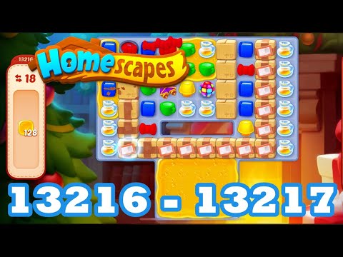 Homescapes Level 13216 - 13217 HD 3 - match puzzle Gameplay | android | IOS | GameGo Game