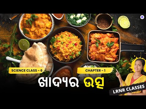 Khadyara Utsa Class 6 Science Chapter 1 | ଖାଦ୍ୟର ଉତ୍ସ Food Source 