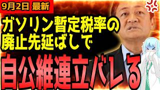 玉木雄一郎「国民をバカにしている！」自公維の大増税計画に玉木さんが国民の声を代弁！ガソリン暫定税率の廃止なるか！？自公維大連立の行方は？