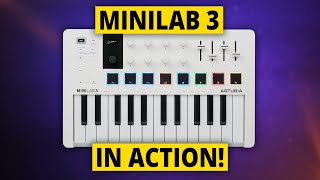 Video thumbnail for Using the ARTURIA MINILAB 3 - Hands on demo and review! by Creative Sauce