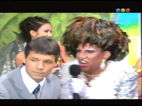 Salomone y Scoltore: trencito con Celia Cruz - Videomatch 99