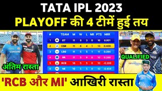 IPL 2023 Playoffs - These 4 Teams Will Qualify to Playoffs | IPL 2023 Playoff Teams | IPL Playoffs