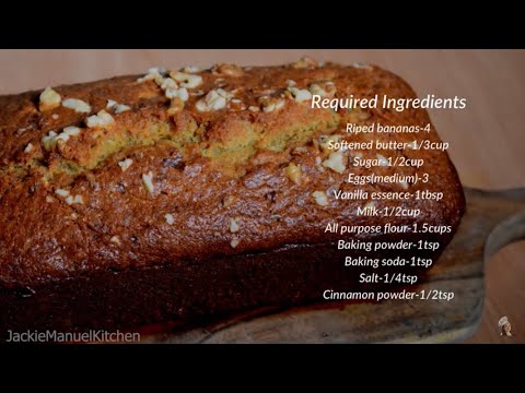 Moist Banana Cake Recipe by jackie manuel kitchen ( business idea recipe )