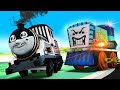 Lego City - Police Train VS Thief Thomas Train Toy Factory Cartoon tran videos for Toddlers