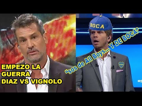 Diego Diaz destruye a Vignolo: "Todos sabemos que sos de BOCA"