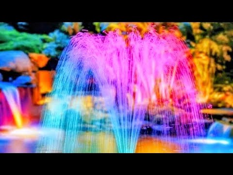 Poposoap Floating Fountain With Automatic Lights : Have your own Light and water show