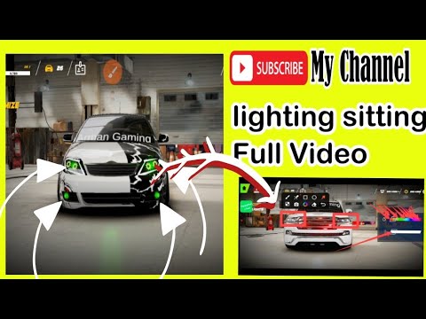 Drift for life Game lighting sitting foll video wach in this 