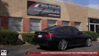 AWE Tuning BMW F3x 335i/435i Touring Edition Exhaust with Performance Mid Pipe 
