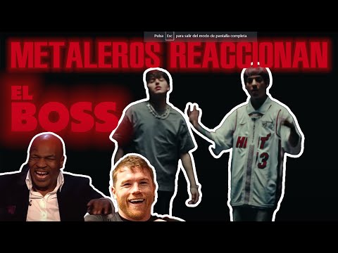 Metaleros Reaccionan | Gabito Ballesteros x Natanael Cano - El Boss (Official Video)