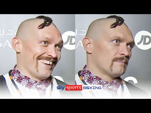 "I AM WHITE RABBIT!" 🐇 | Oleksandr Usyk jokes following press conference with Anthony Joshua