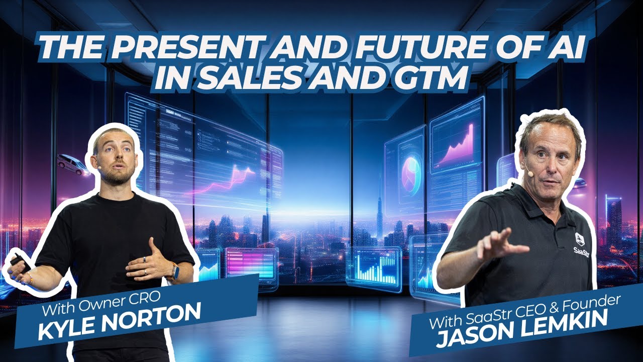 The Present and Future of AI in Sales and GTM with SaaStr's CEO and Owner's CRO