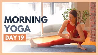 DAY 19: COMPASSION - 10 min Morning Yoga Stretch β Flexible Body Yoga Challenge
