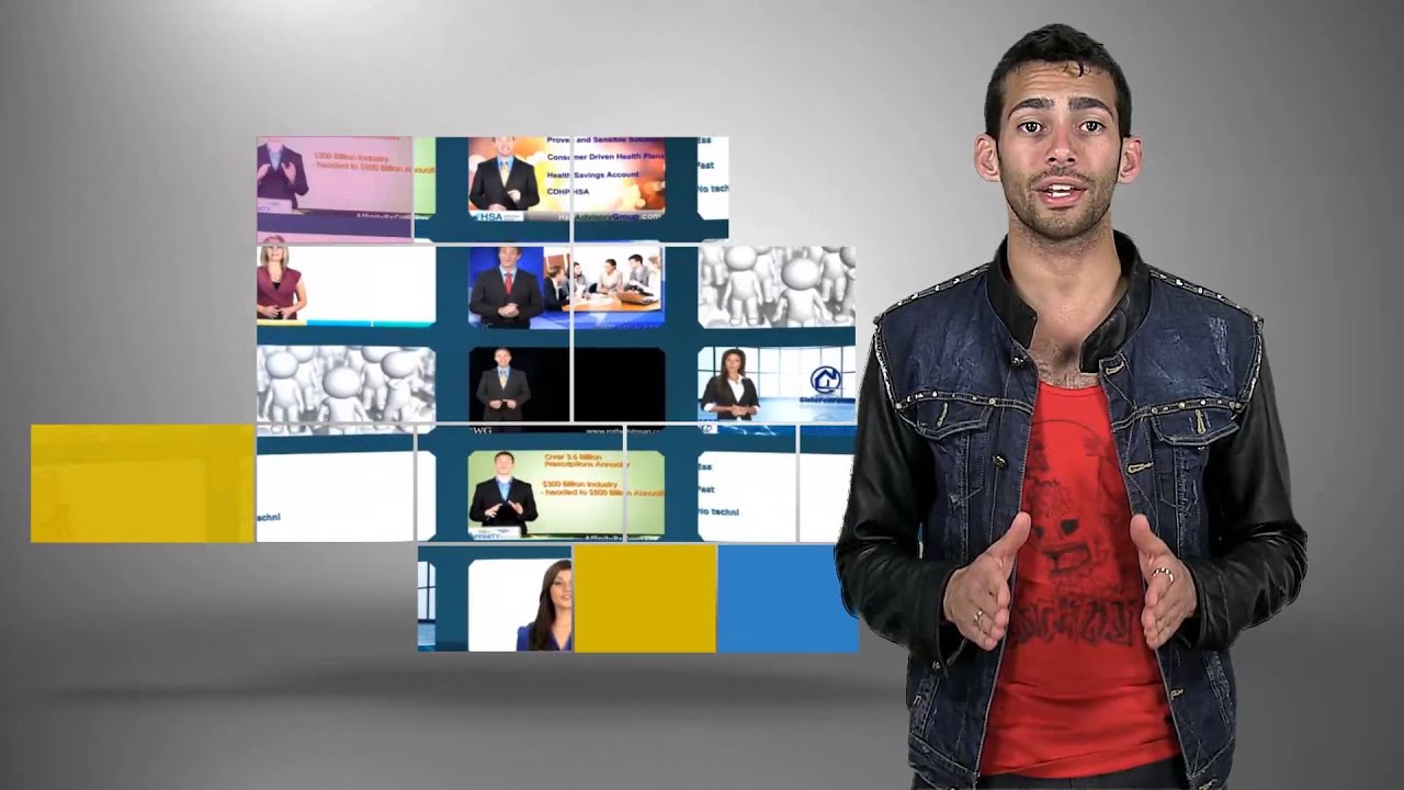 Custom Video Presentation Example - 'Surface Hues' 