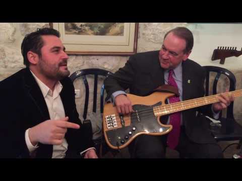 Mike Huckabee Plays the Blues with Gad Elbaz in Beit Wittenber
