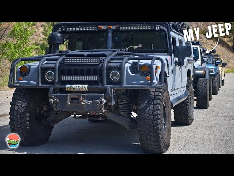 I TOOK MY JEEP GLADIATOR TO A HUMMER RUN!