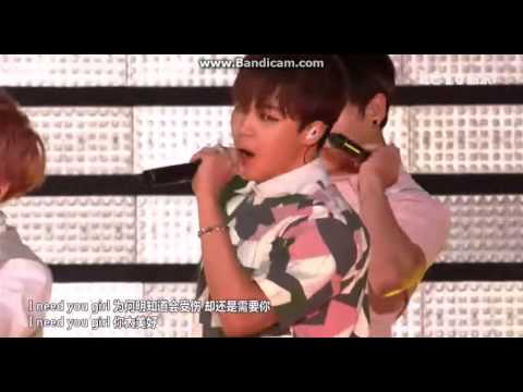 150523 BTS (방탄소년단) - I NEED U (아이 니드 유) @ Dream Concert 2015