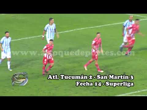Atl. Tucumán 2 vs. San Martín 3 - Fecha 14 - Superliga