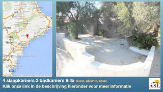 preview picture of video '4 slaapkamers 2 badkamers Villa te Koop in Busot, Alicante, Spain'