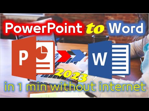 powerpoint to word