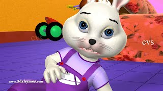 Five Little Rabbits Jumping on the Bed Nursery Rhyme + More Kids Songs  From CVS 3D Rhymes