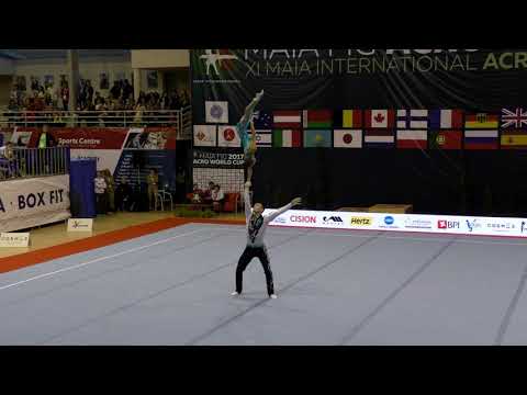 Maia Acro WorldCup 2017   554   PnA   9   WC   MxP   BLR1    Bal   KASYAN & EVSTAFEEV