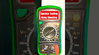 Download lagu How to Check Speaker ohms with a Multimeter #ohms #speaker #multimeter mp3 Download lagu How to Check Speaker ohms with a Multimeter #ohms #speaker #multimeter mp3