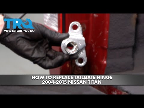 How to Replace Tailgate Hinge 2004-2015 Nissan Titan