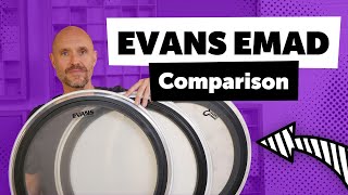 Video thumbnail for Evans EMAD Bass Drum Heads Comparison | Sound Demo by Drums Bonedo