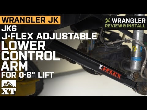 Jeep Wrangler JK JKS J-Flex Adjustable Lower Control Arm for 0-6" Lift (2007-2018) Review & Install