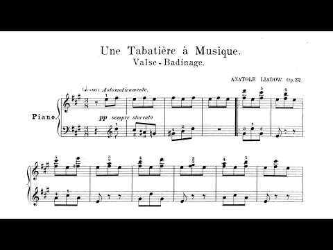 Anatoly Lyadov: The Music Box op. 32 (von Riesemann's best-of edition of Russian piano music)