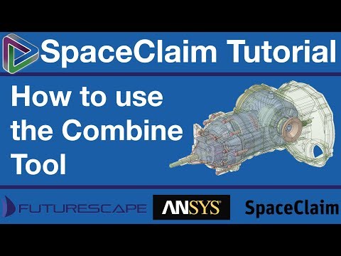 SpaceClaim Tutorial - How to use the Combine Tool