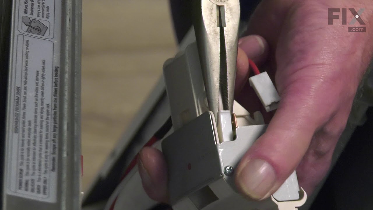 Replacing the Dishwasher Locker Assembly