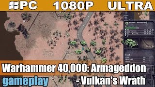Warhammer 40,000: Armageddon - Vulkan's Wrath gameplay HD - Turn-Based Strategy - [PC - 1080p]