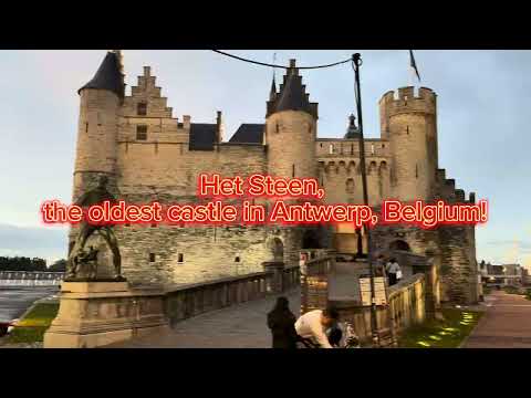Het Steen Antwerp | Oldest Castle in Belgium | Antwerp with Humayun