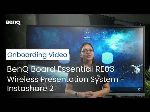 BenQ Board Essential RE03 Wireless Presentation System- Instashare 2