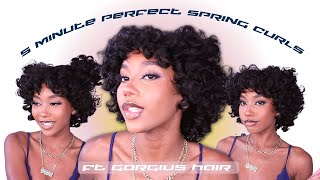 5 minute spring curls | ft gorgeous hair