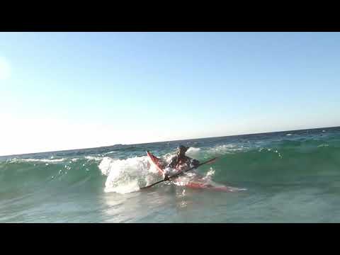 Kayak Low Brace - In Surf